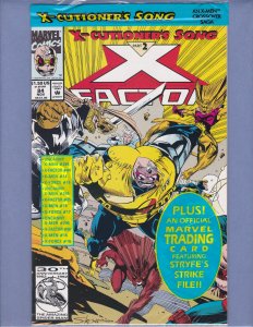 X-Factor #84 85 86 NM-/NM Sealed with Trading Cards Cable Apocalypse Marvel