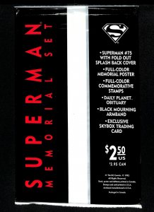 Superman (1987) #75 Polybagged Variant Death of Superman!