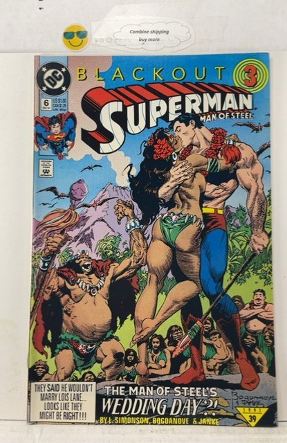 Superman: The Man of Steel #6 (1991) NM Wedding