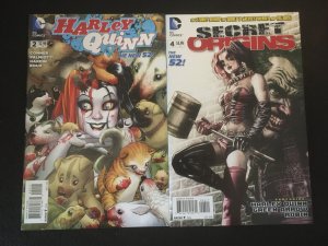 HARLEY QUINN #2(New 52), SECRET ORIGINS(New 52) #4 VF Condition 