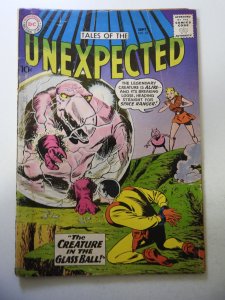 Tales of the Unexpected #53GD/VG Cond moisture stains cover detached at 1 staple