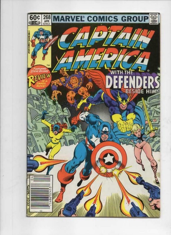 CAPTAIN AMERICA #268 269, FN/VF,  Team America Defenders, 1968 1982, 2 issues