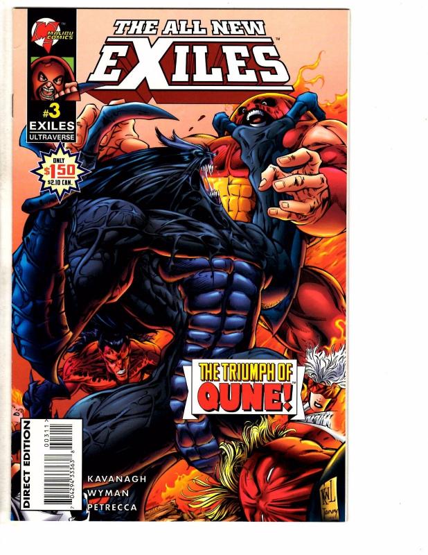 17 Exiles Malibu Comics # Infinity 1 (11 Copies, 2 Diff Covers) 2 (2) 3 4 5 J202