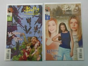 Buffy the Vampire Slayer Willow and Tara Wilderness set #1A + 2B 6.0 FN (2002)