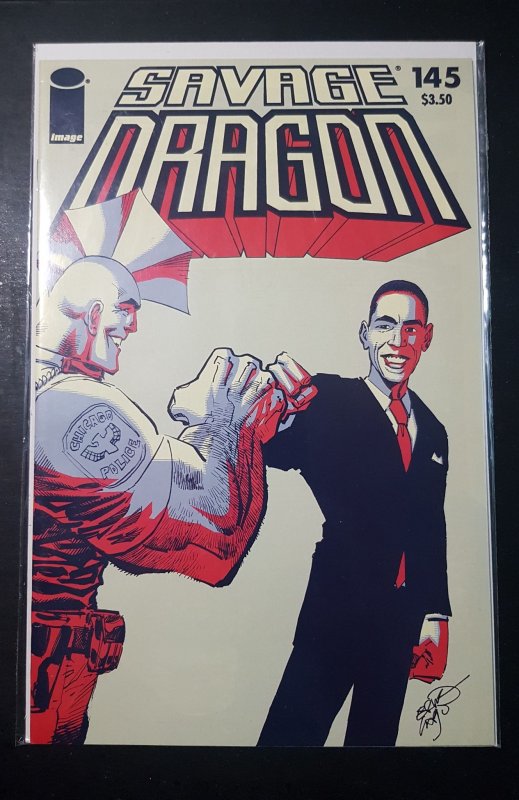 Savage Dragon #145 Obama Cover (2009)