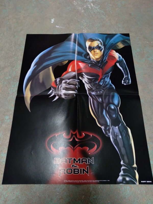 Batman & Robin 1997 Movie 6 Poster Promotional Set Batgirl, Poison Ivy, MrFreeze