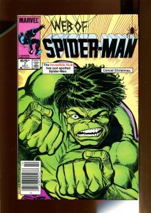 Web Of Spider Man #7 - Wilson & Breeding Cover Art! (8.5/9.0) 1985