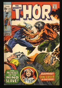 Thor #172 FN+ 6.5 Marvel Comics