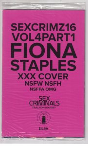 Sex Criminals #17 Variant Cover (2017)