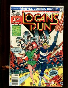 LOGAN'S RUN #1 (7.0) SPECTACULAR FIRST ISSUE! 1976~