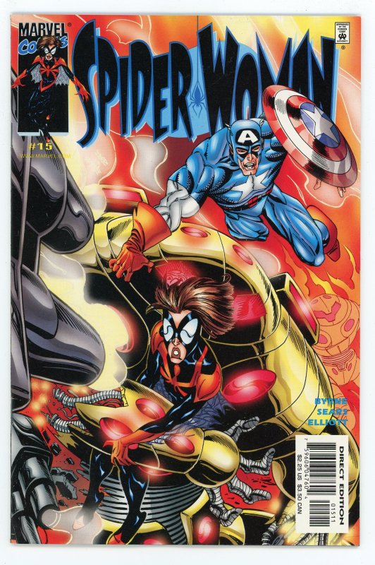 Spider-Woman #15  (1999 v3) John Byrne Bart Sears Captain America NM