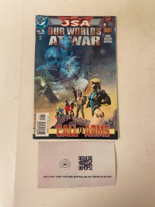 JSA Our Worlds At War #1 NM DC Comic Book Flash Green Lantern Dr. Fate 11 MS32