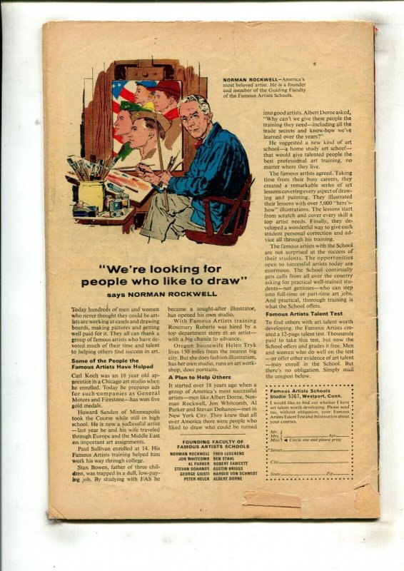 FANTASTIC FOUR #63 (3.5) BLASTAAR THE LIVING BOMB-BURST!! 1967