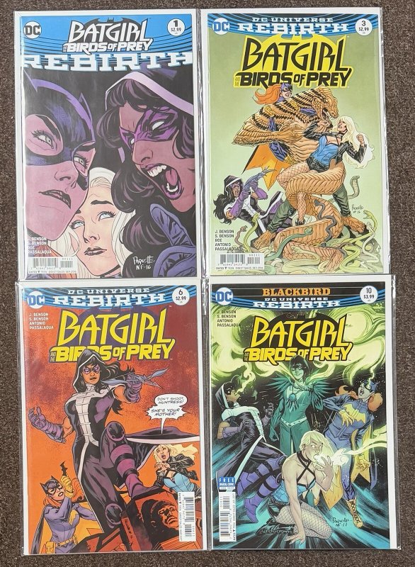 Batgirl And The Birds Of Prey #1,3,6,10 DC Comics NM Lot 2016 Cover A
