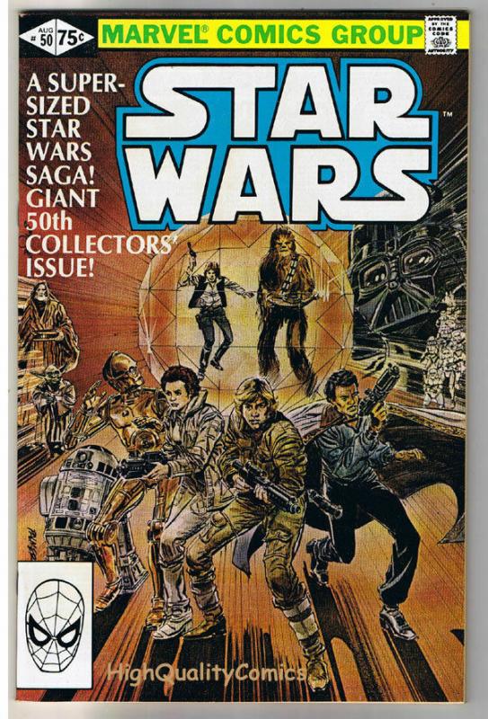 STAR WARS #50, VF/NM, Luke Skywalker, Darth Vader, 1977, more SW in store