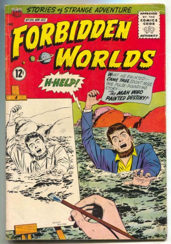 Forbidden Worlds #108 1963-Herbie- Painting cover VG+