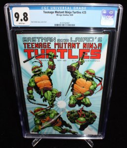 Teenage Mutant Ninja Turtles #25 (CGC 9.8) Rick Veitch Story, Cover, Art - 1989