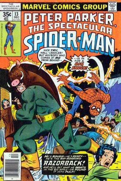 Spectacular Spider-Man (1976 series) #13, VF+ (Stock photo)