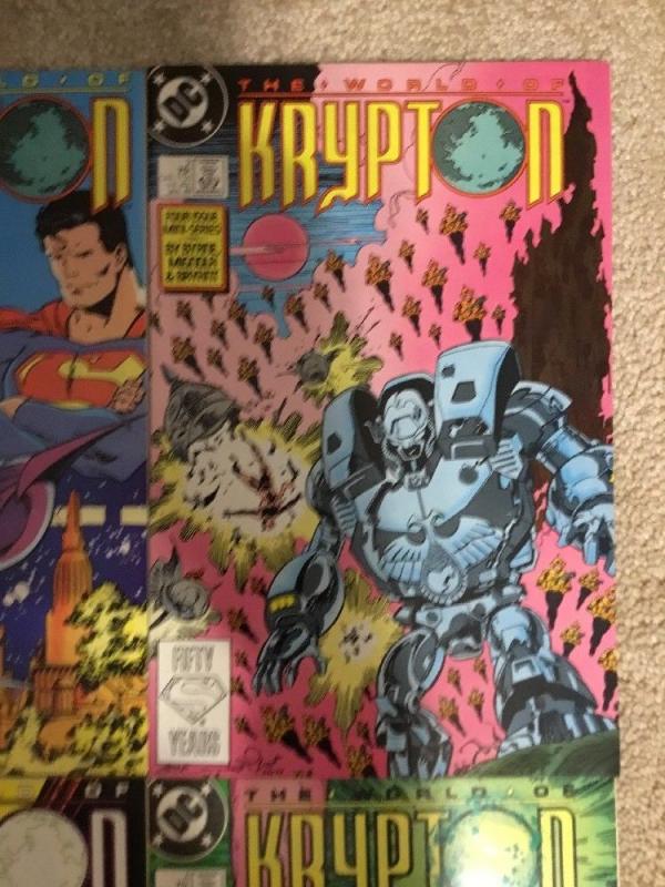 DC The World Of Krypton 1-4 Complete Set * 1987 *