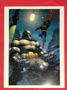 JIM LEE BATMAN VS SUPERMAN JUSTICE LEAGUE POSTER 12X16NMSHPPDFLAT