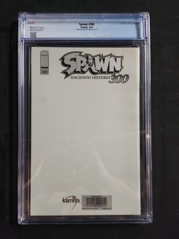 Spawn #300 - Mexican Ed/ Jerome Opena Virgin Foil Sketch Variant (CGC 9.6) 2024