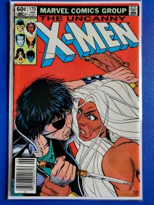 X-Men #170 Newstand Edition (1983)