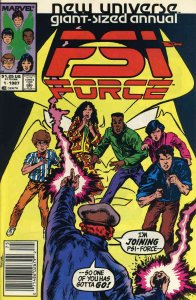 Psi-Force Annual #1 (Newsstand) VG ; Marvel | low grade comic New Universe