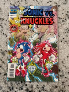 SONIC The HEDGEHOG SPECIAL 1996 1 SUPER SONIC vs HYPER KNUCKLES Bagged  Board VF
