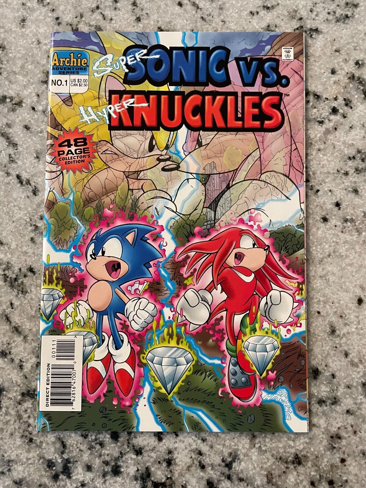 Archie Supersonic vs Hyperknuckles - Classic Sonic Specials - Read Comic  Online