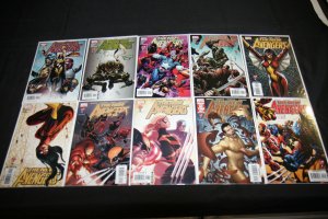 NEW AVENGERS 10-64 SET/LOT 55PC