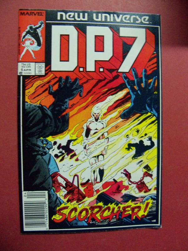 D.P.7 NEW UNIVERSE  #6  (9.0 to 9.4 or better)  MARVEL COMICS