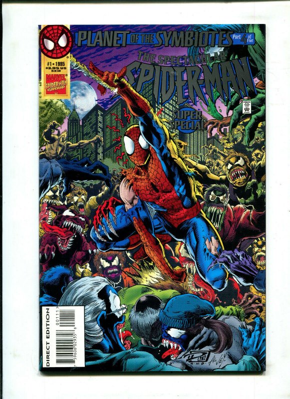 SPECTACULAR SPIDER-MAN SUPER SPECIAL #1 (9.2) PLANET OF THE SYMBIOTES 4!! 1995