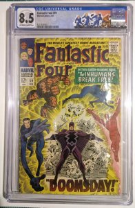 Fantastic Four #59 (1967) Classic cover art by Jack Kirby 