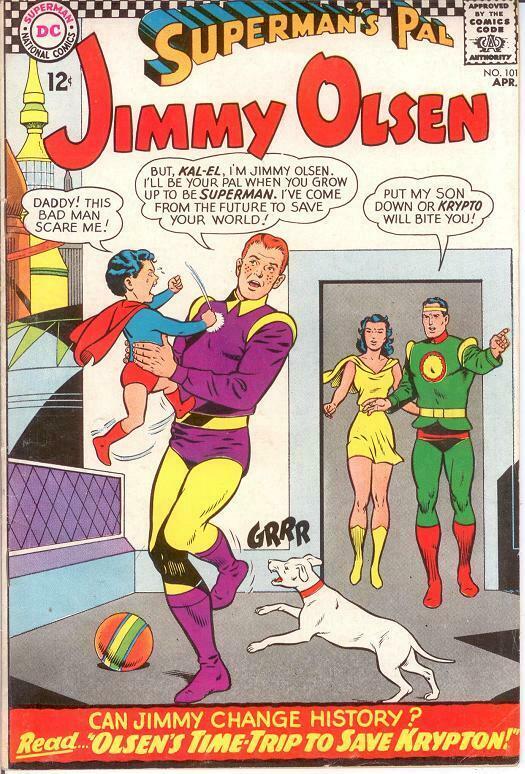 JIMMY OLSEN 101 F-VF April 1967 COMICS BOOK