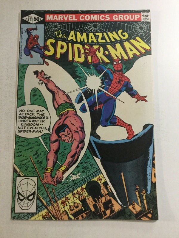 Amazing Spider-Man 211 Vf Very Fine 8.0 Marvel Comics