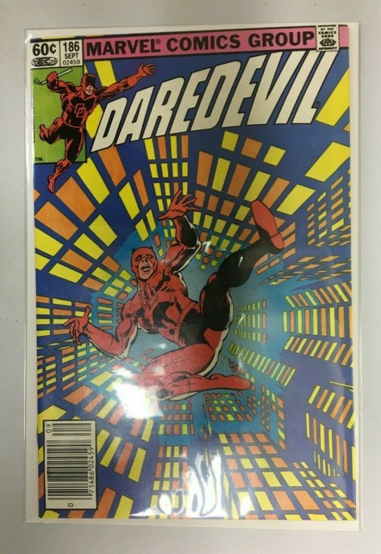 Daredevil #186 Marvel 1st Series 8.0 VF (1982) Newsstand