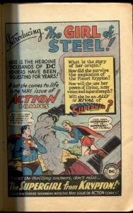 ACTION #251-FIRST SUPERGIRL IN AD-KEY ISSUE-DC SILVER-AGE-10 CENT-fn+