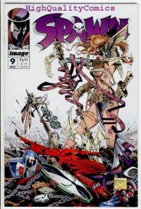 SPAWN #9, FN+, Todd McFarlane, Neil Gaiman, 1st Angela, more in store
