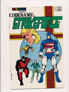 Spectrum Comics CODENAME: Danger 1,2 ; Strikeforce #1 1984 3 Comics NM (PF30) 