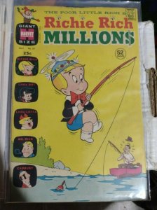 RICHIE RICH MILLIONS # 53 1971  HARVEY COMICS POOR LITTLE RICH BOY DOT LOTTA