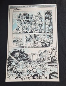 Jack Kirby's Galactic Bounty Hunters #2 Page #7 Orignal Art Thibodeaux Hanna