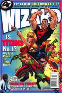 Wizard: The Comics Magazine #145A FN ; Wizard | J. Scott Campbell Titans