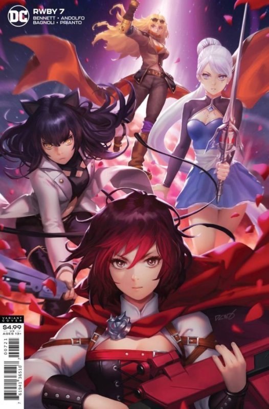 RWBY #07 (2020) DERRICK CHEW | RECALLED ISSUE | CARD STOCK | MINIMAL TRADE