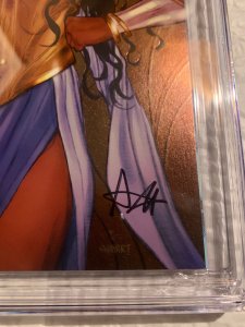 1ST 5 NEW AMAZONS (inc. Bia!) Nubia & The Amazons SIGNED CGC 9.8 NM+/M 1:25 Foil