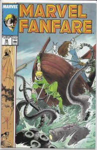 Marvel Fanfare (vol. 1, 1982) #36 FN Warriors Three, Loki, Man-Thing Vess/Sutton