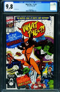 What The #11 CGC 9.8 Wolverina 1991 Wolverine parody 2050854011