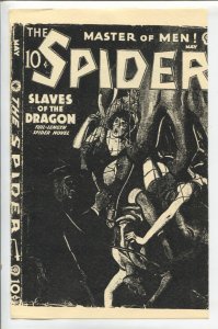 Spider 5/1936-Privately made reprint on quality paper-Slaves of The Dragon-FN