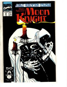 Lot Of 10 Moon Knight Marvel Comic Books # 31 32 33 34 35 36 37 38 39 40 CR41