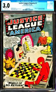 Justice League of America #1 CGC Graded 3.0 Origin & 1st Despero