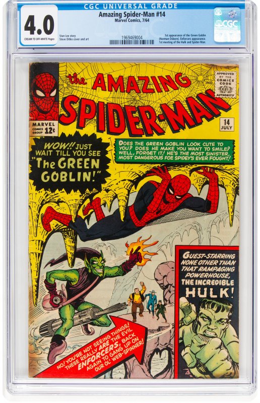 The Amazing Spider-Man #14 (1964) CGC Graded 4.0 1st app of The Green Goblin